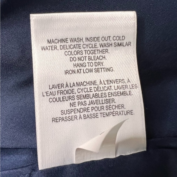 Pennington’s Satin Wrap Midi Skirt Navy Blue Size 22 - Picture 12 of 12